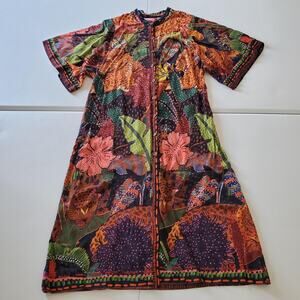 FARM Rio Multicolor Floral Midi Dress